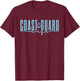 Proud Coastie Coast Guard Wife T-Shirt - T-Shirt | Maroon