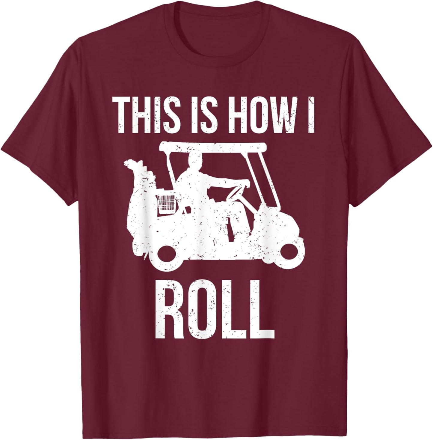 Golfer Funny Golf T-Shirt - T-Shirt | Maroon