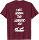 2 Two Labrador Retriever Ago Black Yellow Chocolate Lab T-Shirt - T-Shirt | Maroon