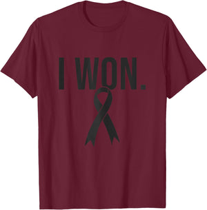 Breast Cancer Awareness Month Pink Ribbon Cancer Survivor T-Shirt - T-Shirt | Maroon