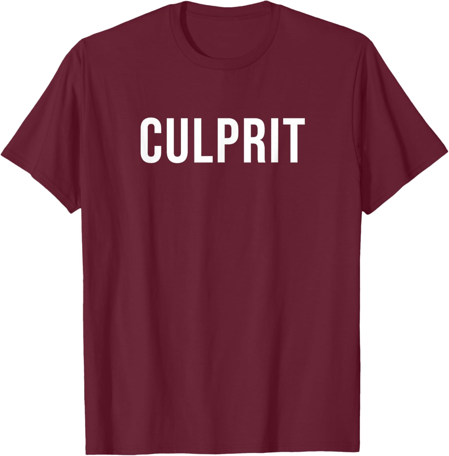 Culprit T-Shirt - T-Shirt | Maroon