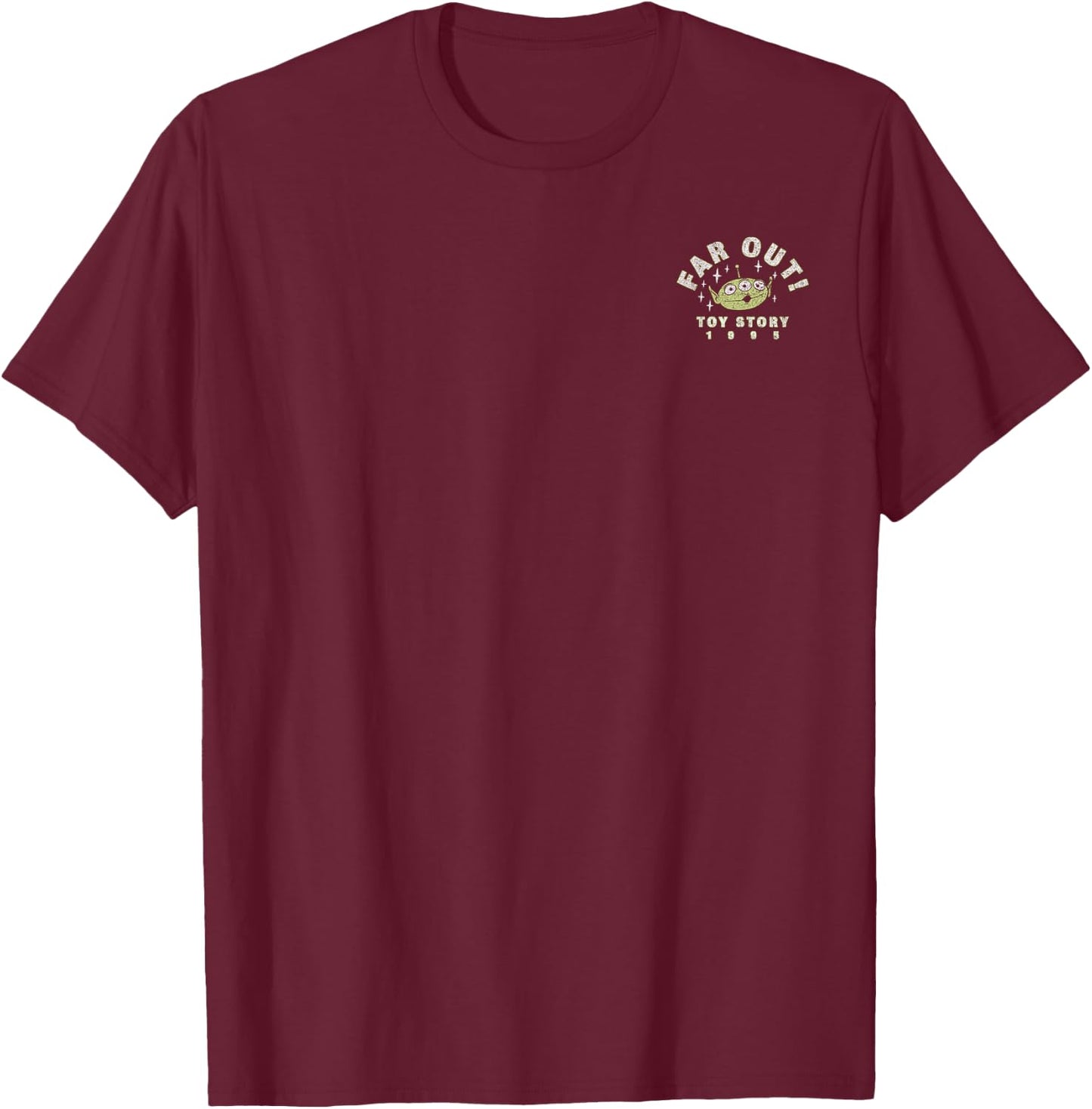Disney Pixar Toy Story Alien Far Out Toy Story 1995 T-Shirt - T-Shirt | Maroon