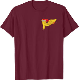 Pathfinder Badge - US Army T-Shirt - T-Shirt | Maroon