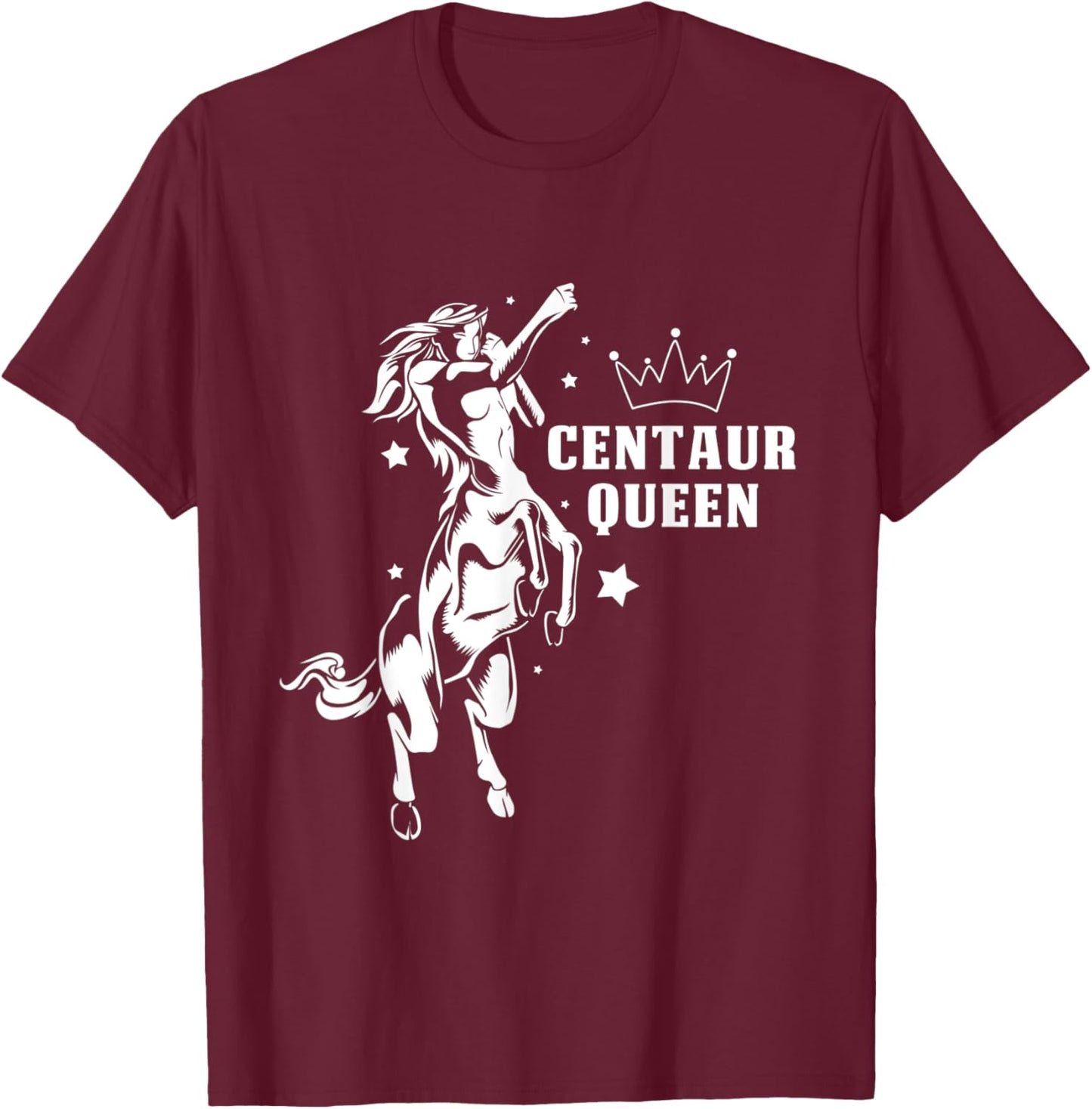 Centaur Queen Centaur Costume Female T-Shirt - T-Shirt | Maroon