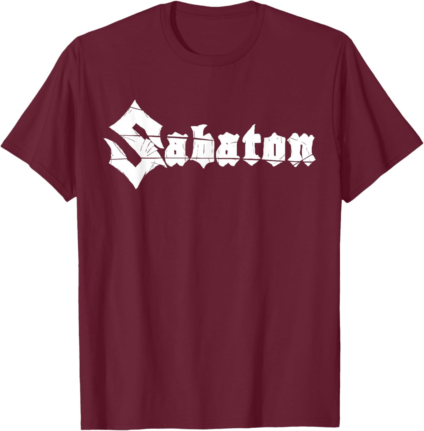 Official White Logo T-Shirt - T-Shirt | Maroon