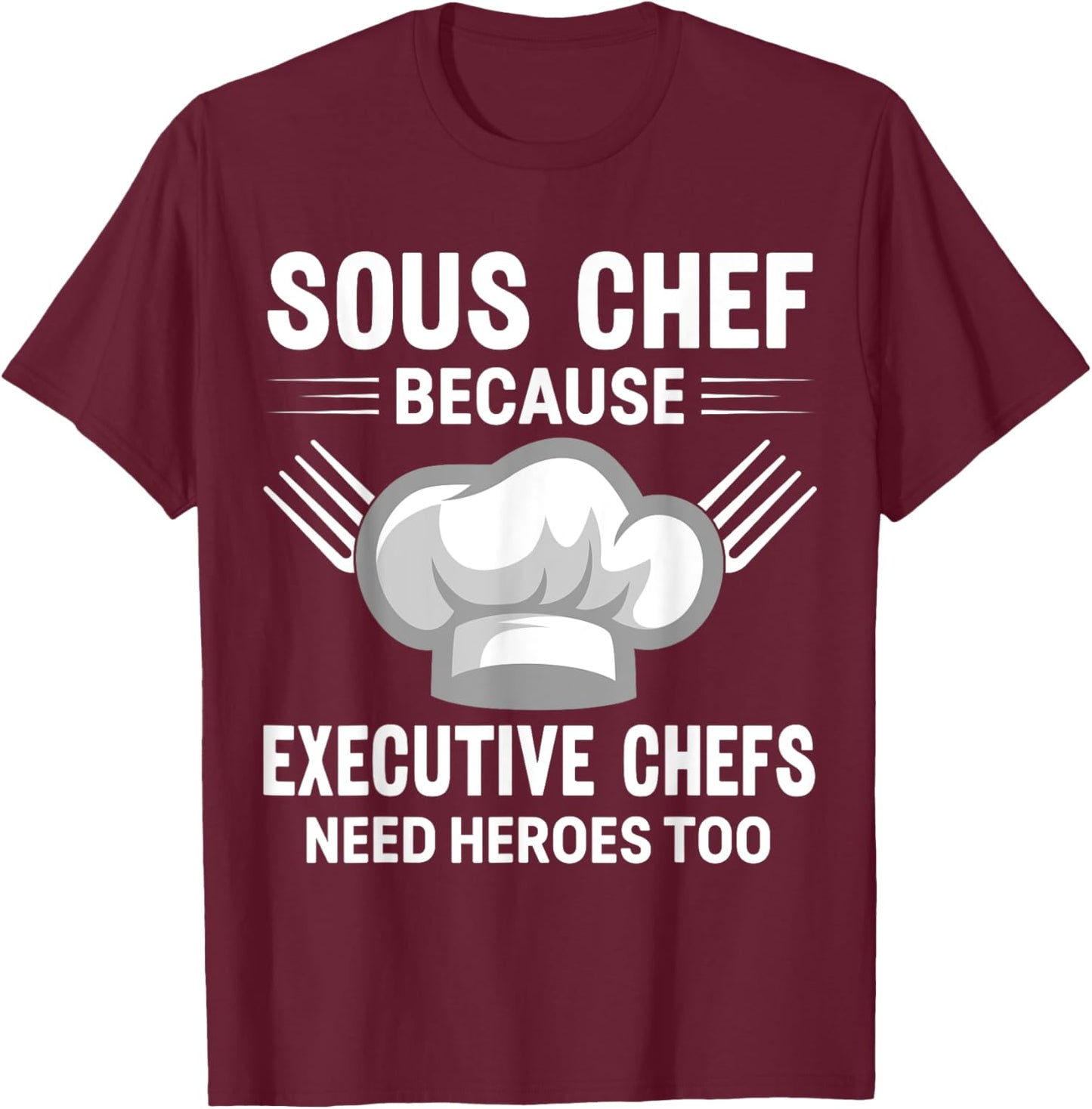 Sous chef T-Shirt - T-Shirt | Maroon
