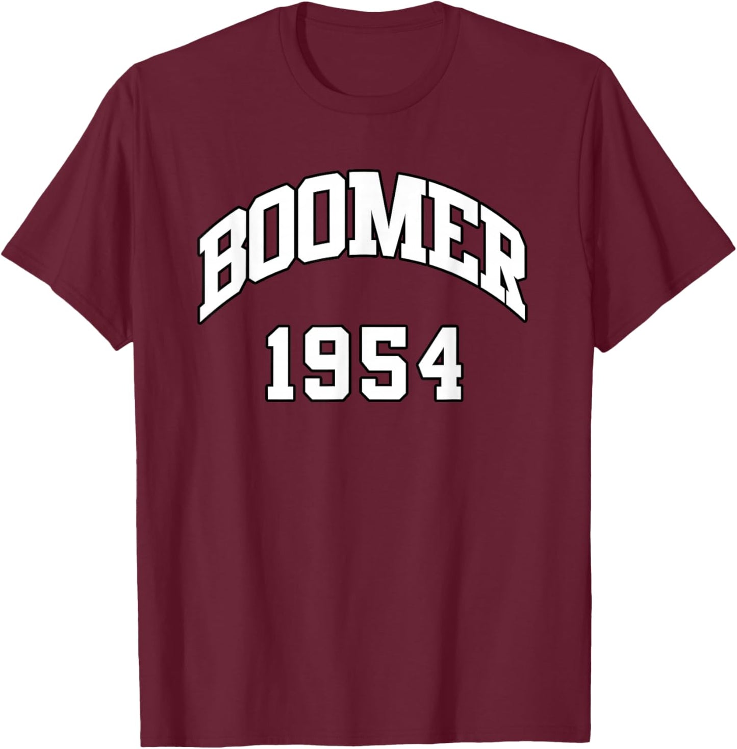 Boomer 1954 T-Shirt - T-Shirt | Maroon