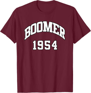 Boomer 1954 T-Shirt - T-Shirt | Maroon