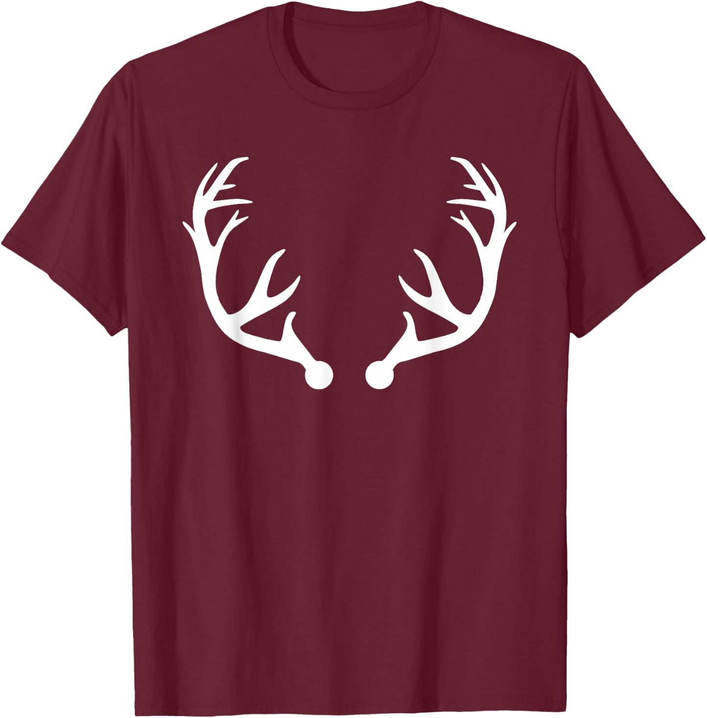 Deer antlers T-Shirt - T-Shirt | Maroon