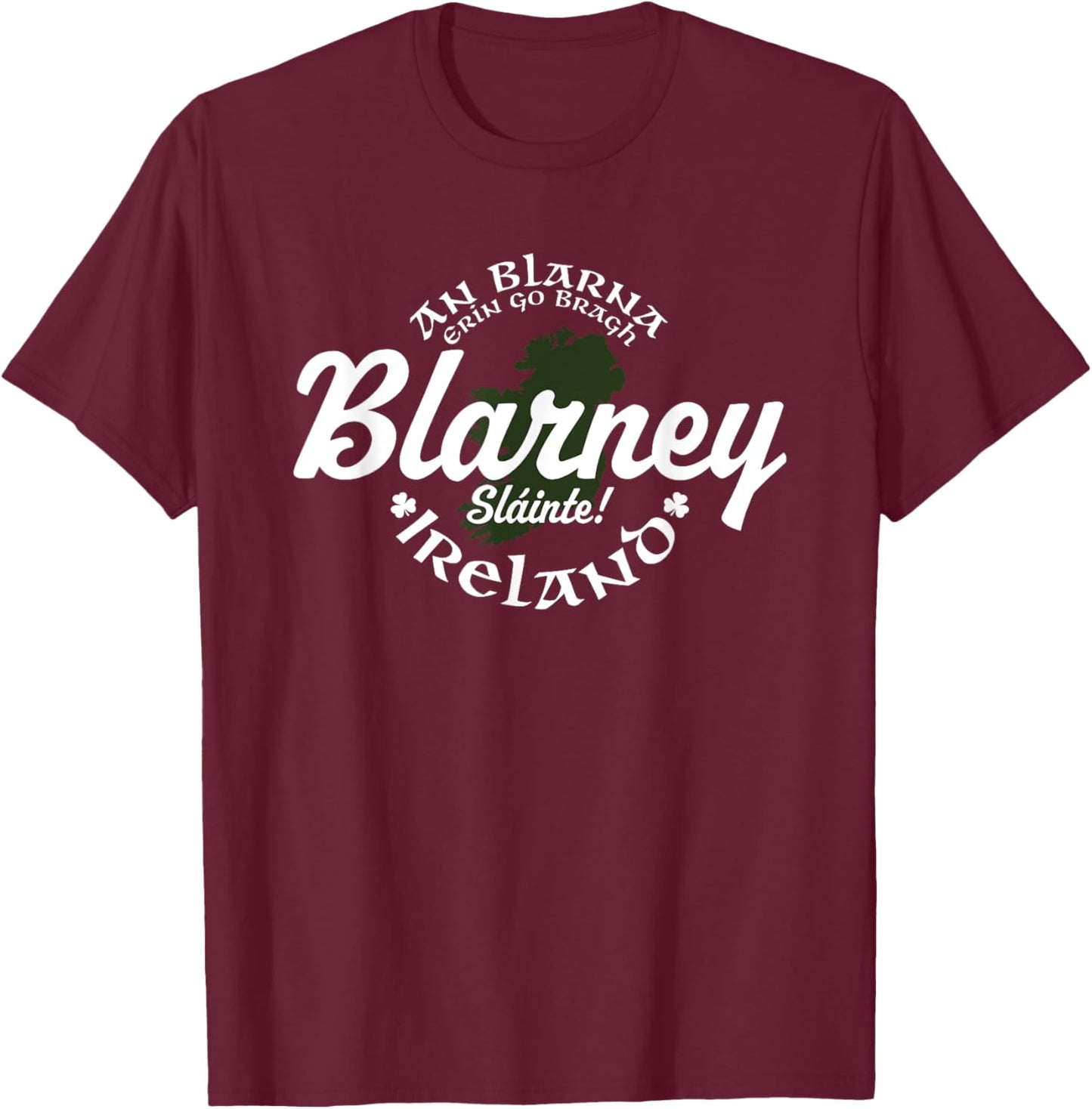 Blarney Ireland T-Shirt - T-Shirt | Maroon