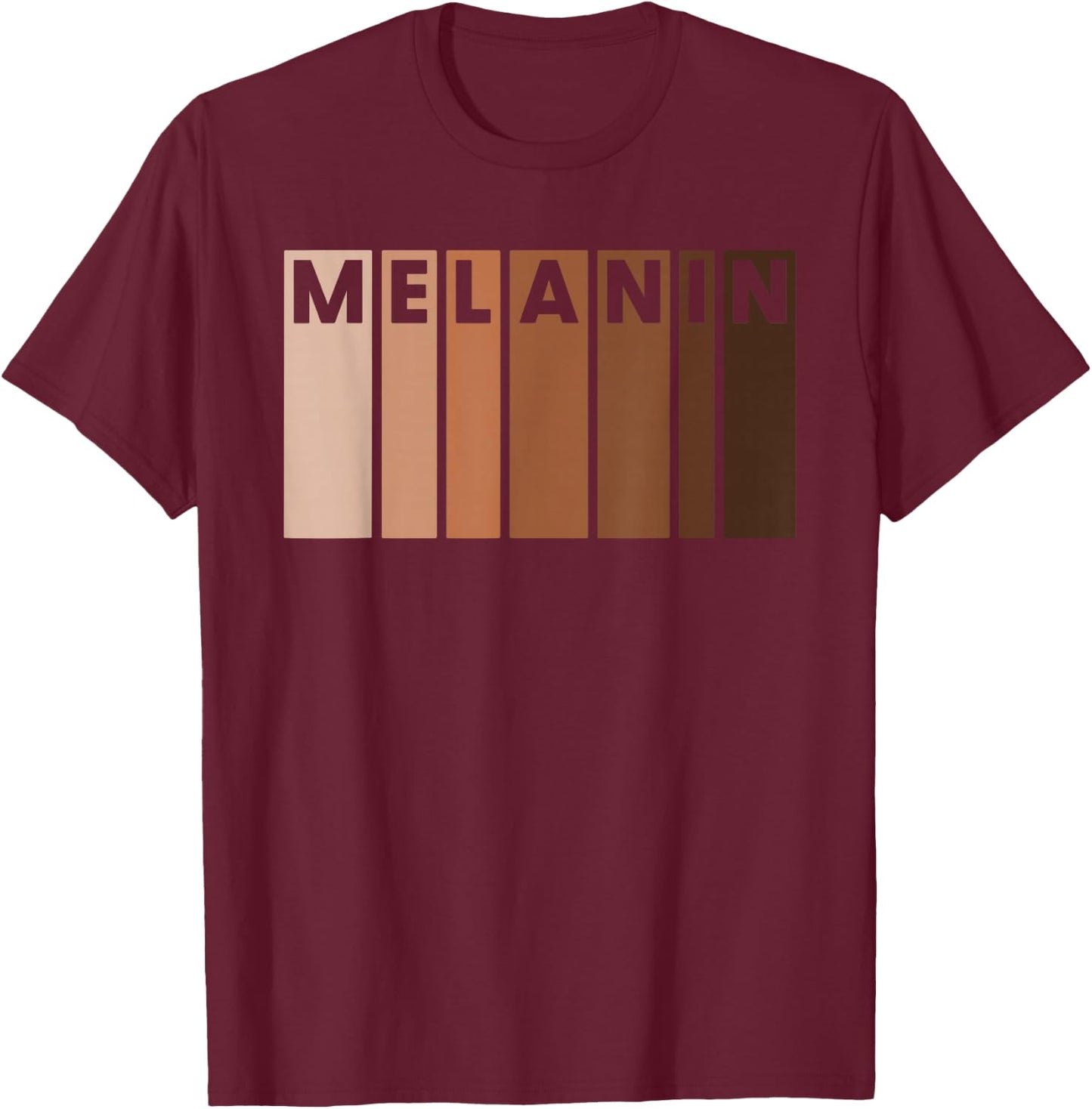 Melanin Black Pride Afro Queen King Gifts African American T-Shirt - T-Shirt | Maroon