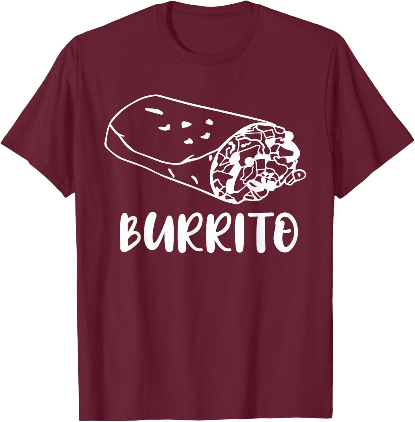 Burrito Taco Taquito Dad Mom Child Baby Matching Family T-Shirt - T-Shirt | Maroon