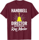Handbell Player Brass iNstrument Musician Handbell Director T-Shirt - T-Shirt | Maroon