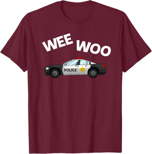 Cool Police Officer Design For Boys Kids Toddler Cop Police T-Shirt - T-Shirt | Maroon