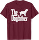 Cocker Spaniel Dogfather Funny Dog Owner T-Shirt - T-Shirt | Maroon