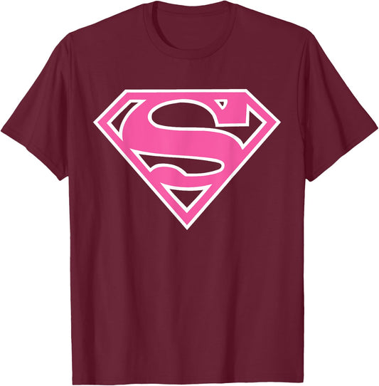 DC Supergirl Logo Classic T-Shirt - T-Shirt | Maroon