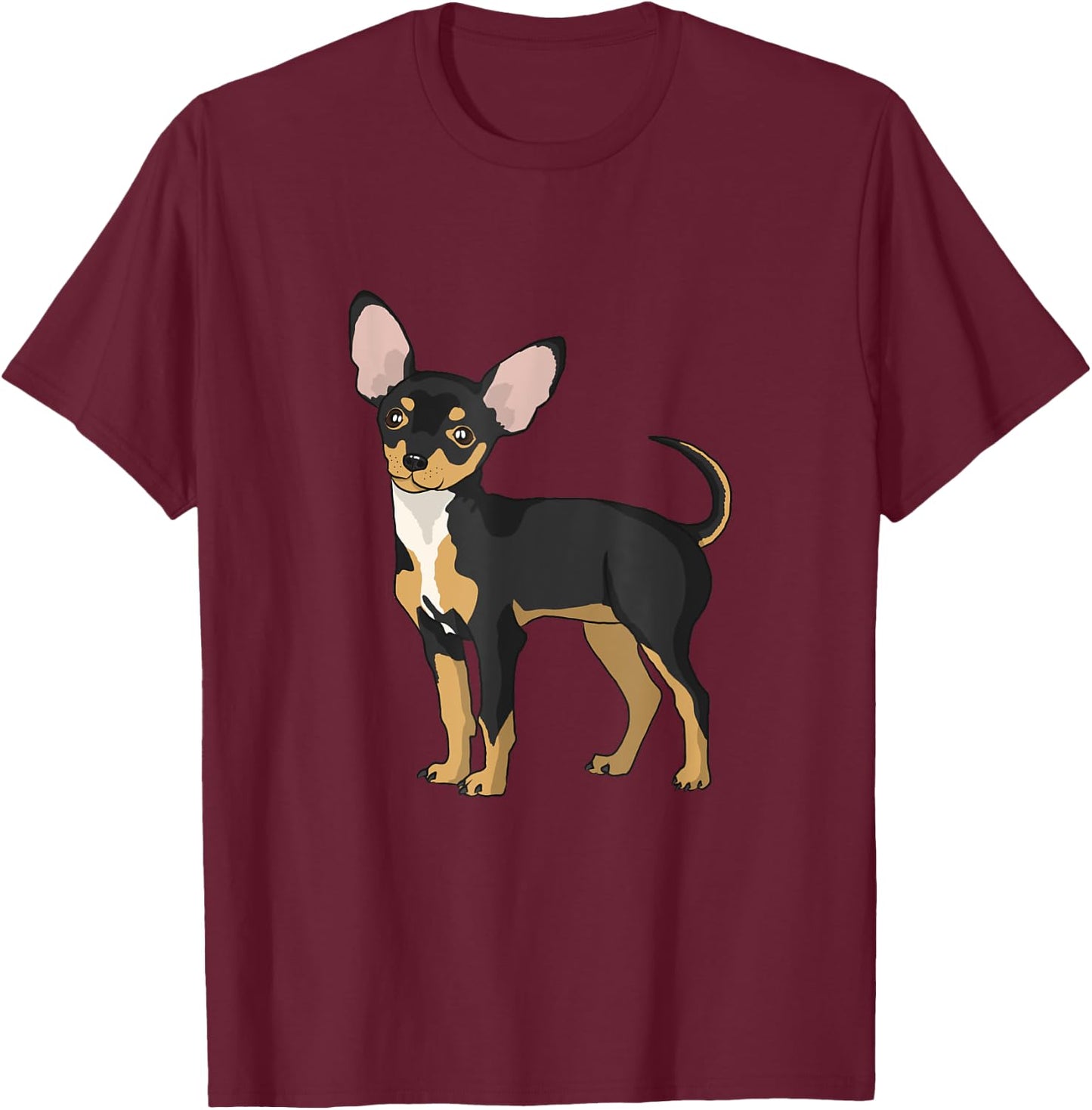 Chihuahua Lover for Chiwawa Moms and Dads T-Shirt - T-Shirt | Maroon