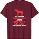 It's Another Beautiful Day At The Red Pony Saloon Horse T-Shirt - T-Shirt | Maroon