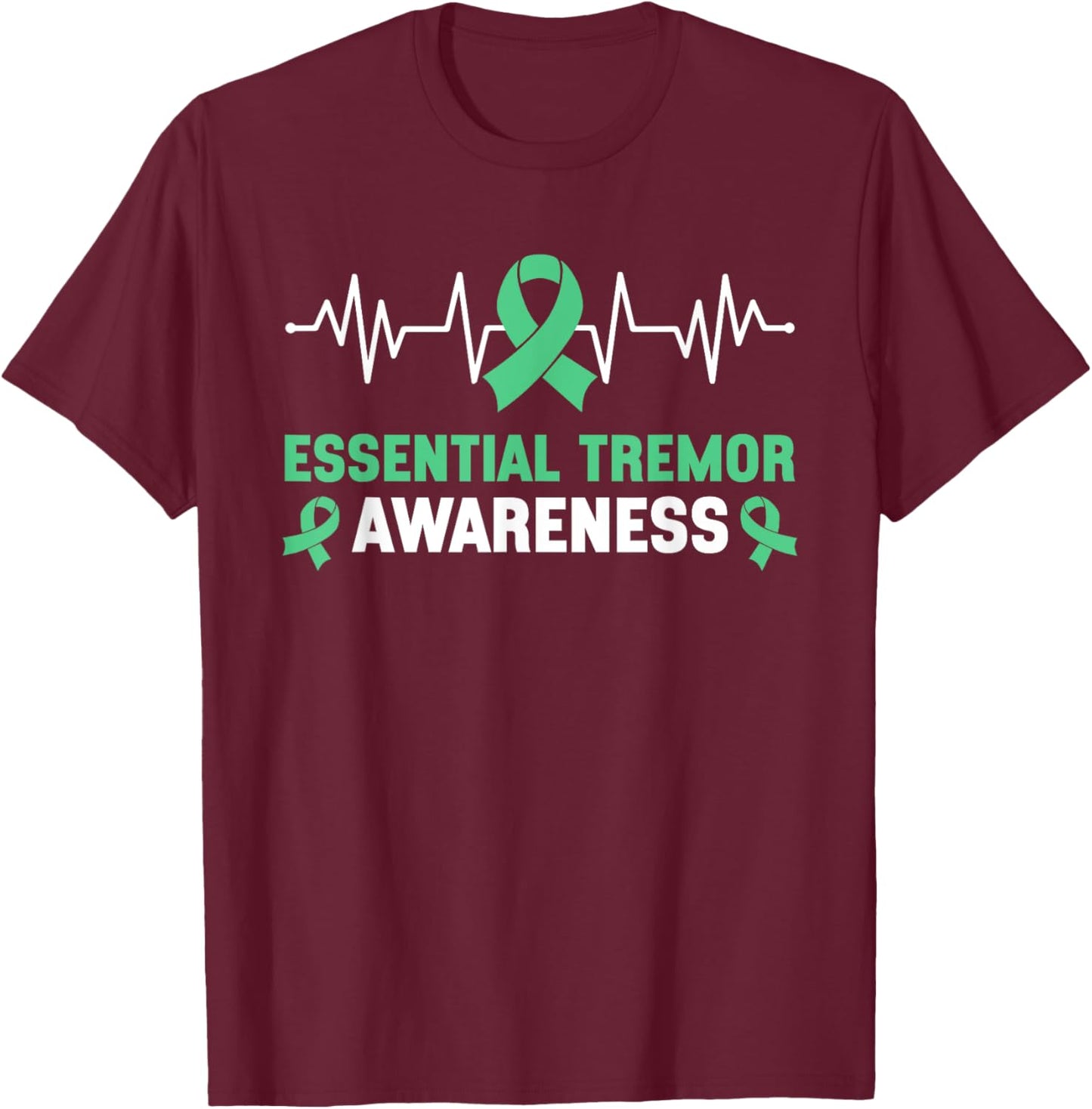 Essential Tremor Support Essential Tremor Awareness T-Shirt - T-Shirt | Maroon
