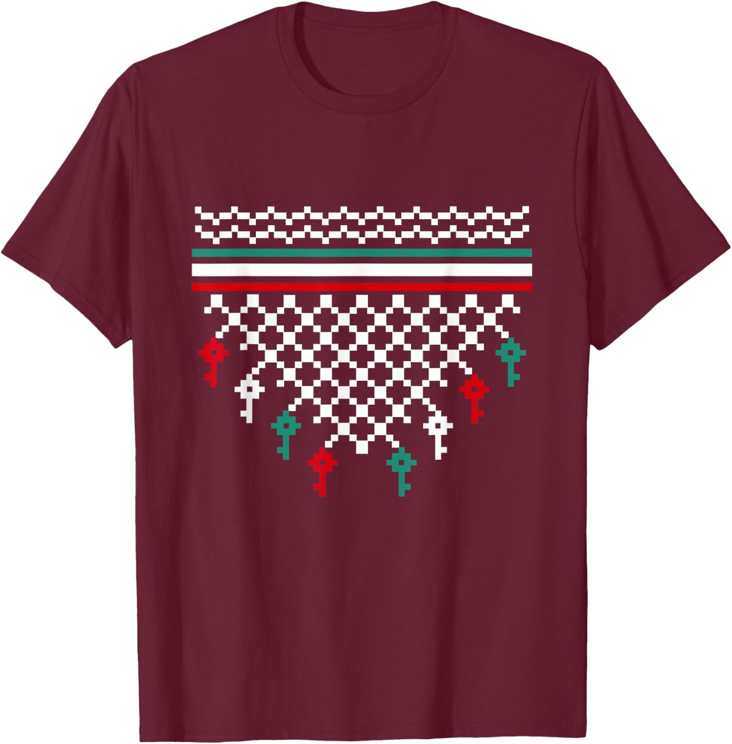 Palestine T-Shirt - T-Shirt | Maroon