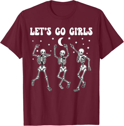 Let's Go Girls Bride Squad Skeleton Bachelorette Party