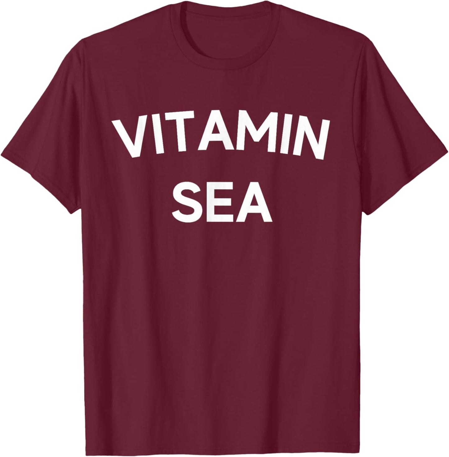 Funny Vitamin Sea Cruise Beach Cool T-Shirt - T-Shirt | Maroon