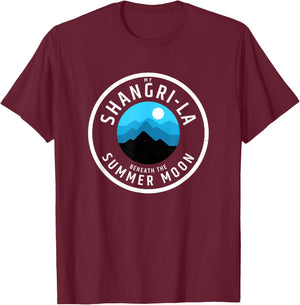 My Shangri-La Beneath the Summer Moon T-Shirt - T-Shirt | Maroon