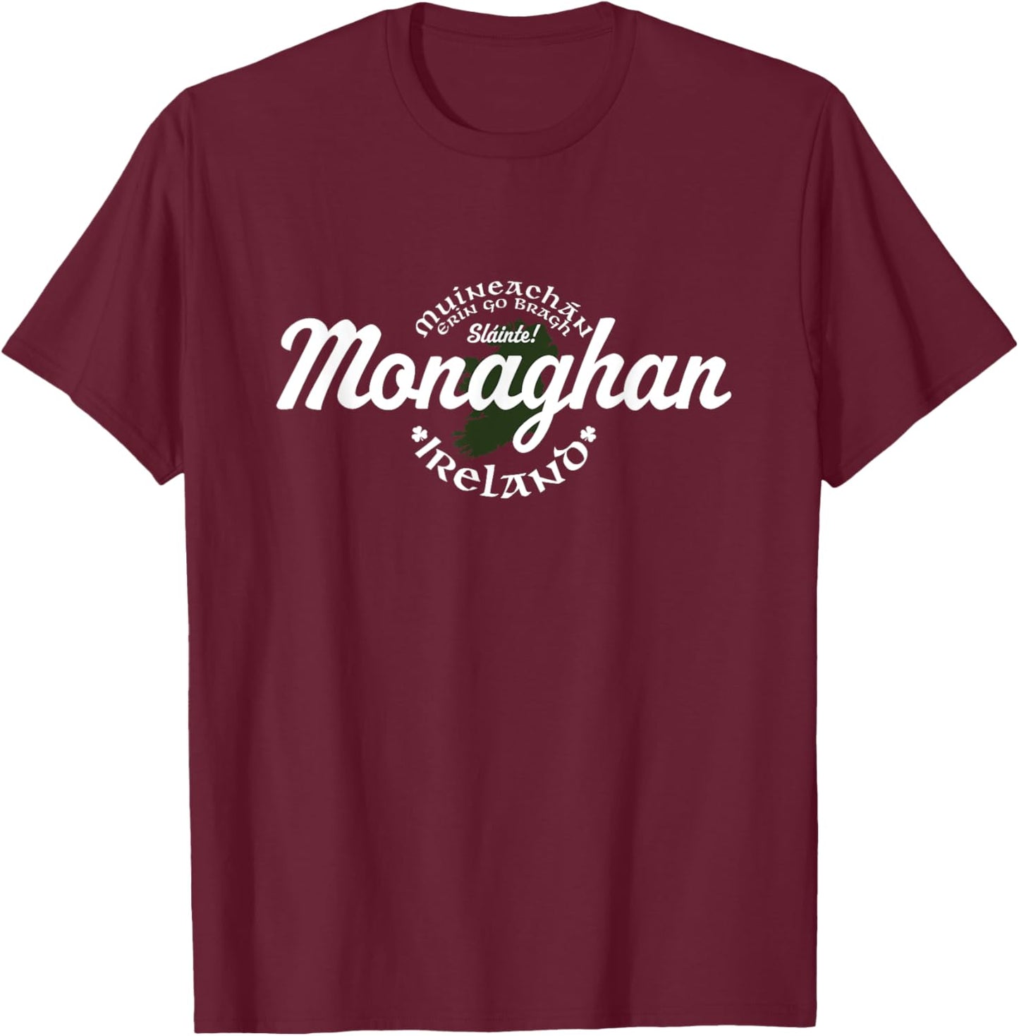 Monaghan Ireland T-Shirt - T-Shirt | Maroon