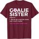 Soccer Goalie Sister Definition Best Sister Ever T-Shirt - T-Shirt | Maroon