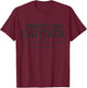 Pontoon Captain Definition Funny Pontoon Boat Boating Gift T-Shirt - T-Shirt | Maroon