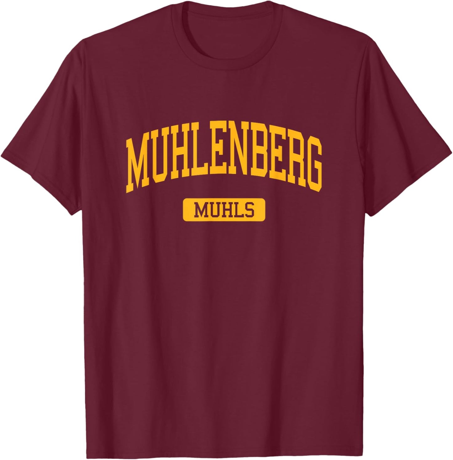 Muhlenberg High School HS Reading PA Varsity Sports T-Shirt - T-Shirt | Maroon
