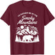 I'd Rather Be In Smoky Mountains National Park Bear Hiking T-Shirt - T-Shirt | Maroon