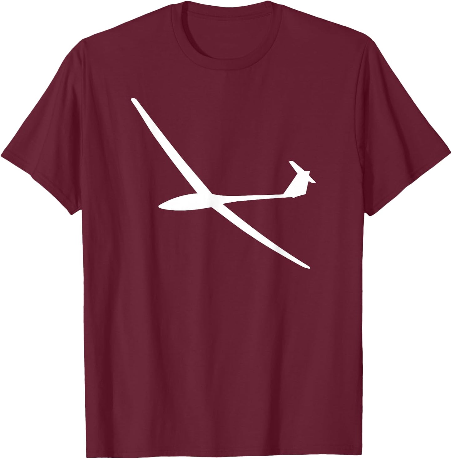 Glider Pilot Soaring Airplane Sailplane Aviation T-Shirt - T-Shirt | Maroon