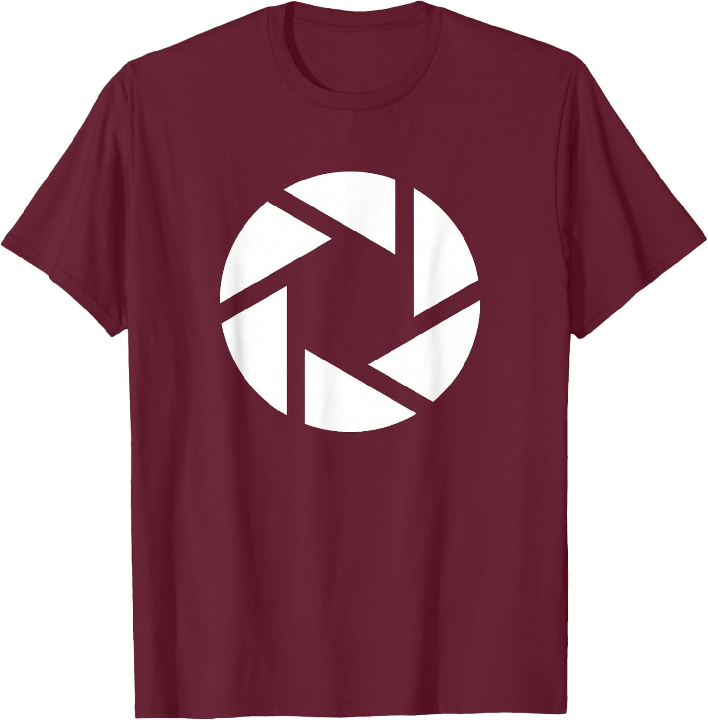 Aperture F-Stops Photography Lovers Camera Photographer Gift T-Shirt - T-Shirt | Maroon