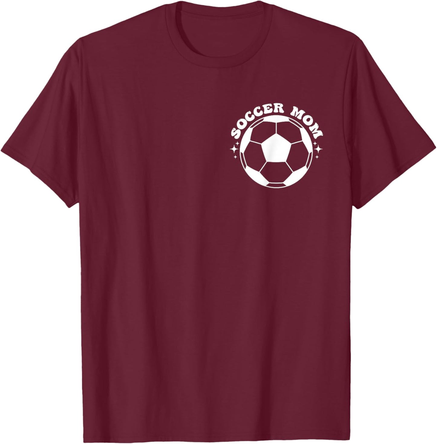 Let’s kick Some Grass Funny Cheer Soccer Mom T-Shirt - T-Shirt | Maroon
