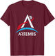 NASA Artemis Program Logo LT We Are Going Moon To Mars 2024 T-Shirt - T-Shirt | Maroon