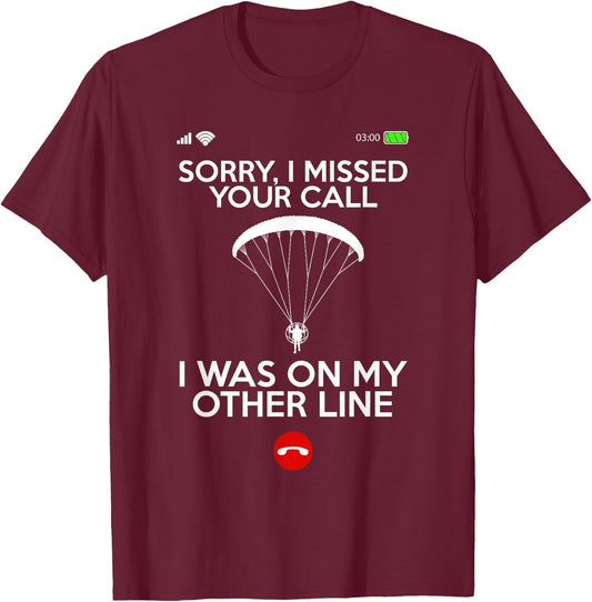 Cool Paramotor Art Women PPG Paragliding Paramotor T-Shirt - T-Shirt | Maroon