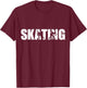 Speed skating T-Shirt - T-Shirt | Maroon