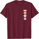 Marvel - Pastel Spring Stacked Logos T-Shirt - T-Shirt | Maroon