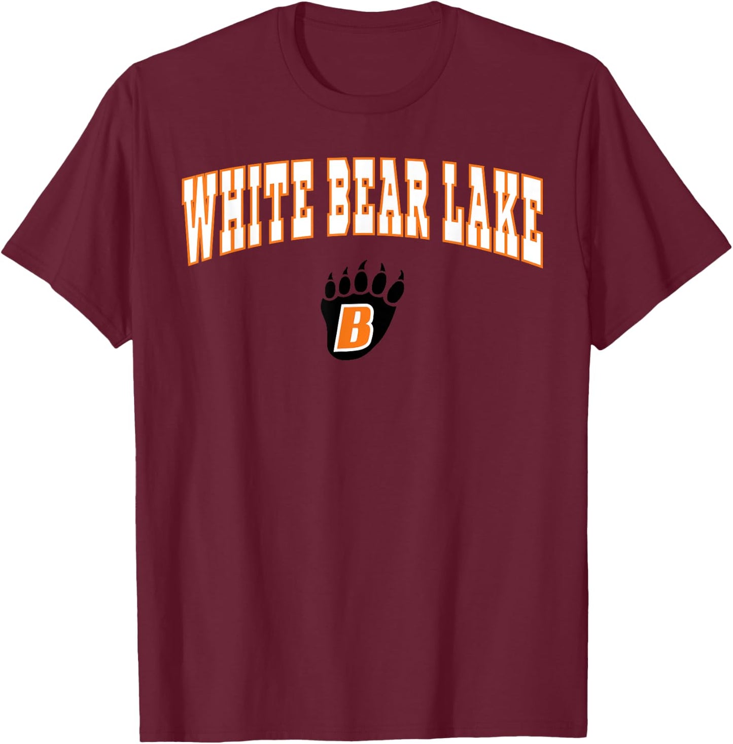 White Bear Lake High School Bears T-Shirt - T-Shirt | Maroon