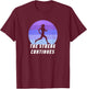 Run Streak 365 Running Daily Runner Silhouette Motivation T-Shirt - T-Shirt | Maroon