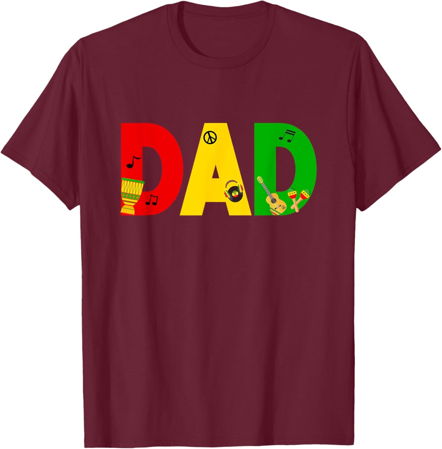 1st Birthday Jamaica King Party Theme Outfit One Year Old T-Shirt - T-Shirt | Maroon