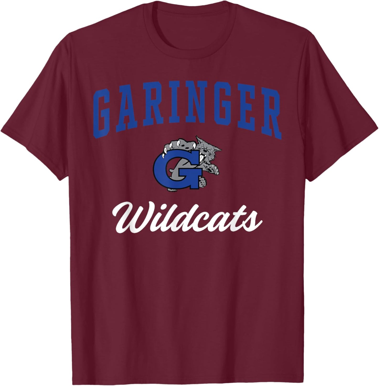 Garinger High School Wildcats T-Shirt - T-Shirt | Maroon