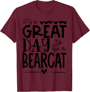 Bearcats School Sports Fan Team Spirit Mascot Gift Great Day T-Shirt - T-Shirt | Maroon