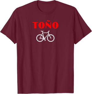 Tono Bicicleta Puerto Rico Urban Spanish Funny T-Shirt - T-Shirt | Maroon