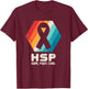 Hereditary Spastic Paraparesis T Shirt HSP Awareness Gift T-Shirt - T-Shirt | Maroon