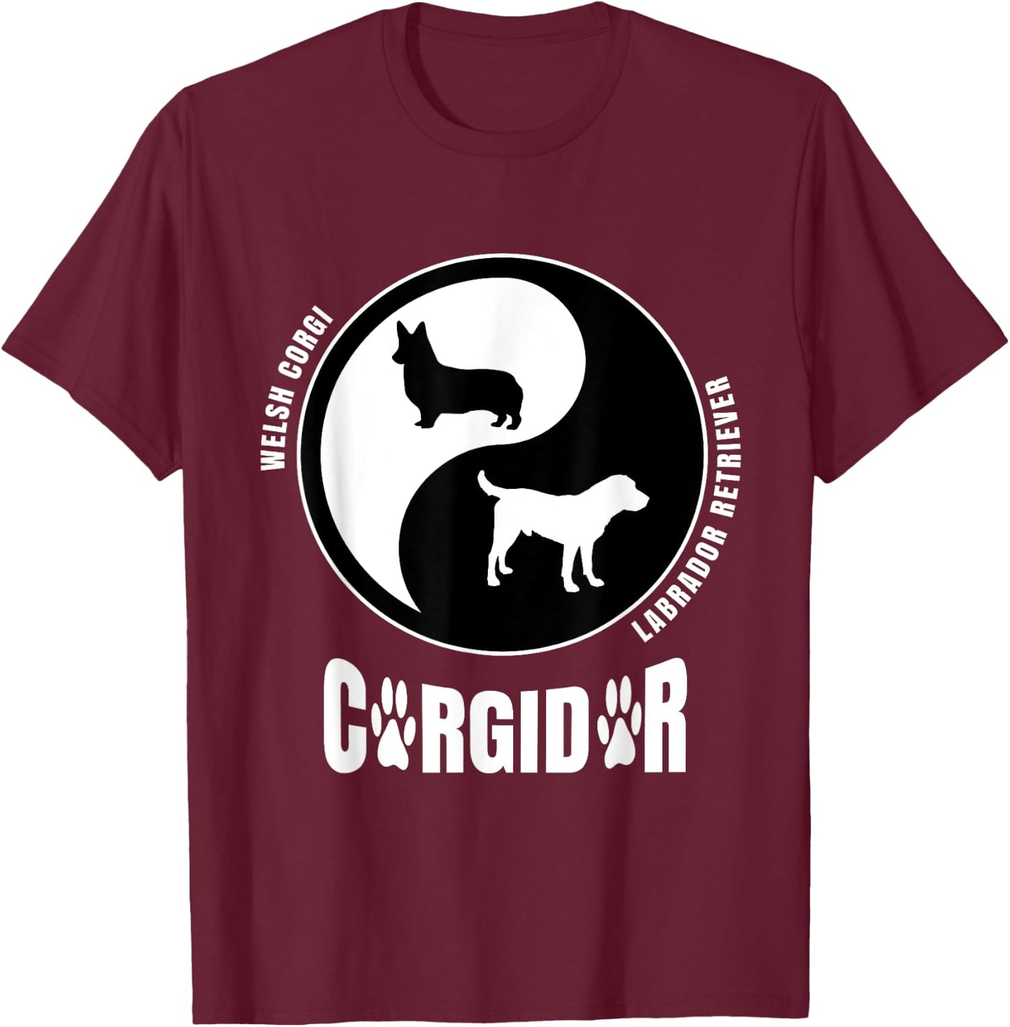 Corgidor Dog Lovers Shirt | Breeders Gift | Pet Corgidor Men Women Girls Kids T-Shirt - T-Shirt | Maroon