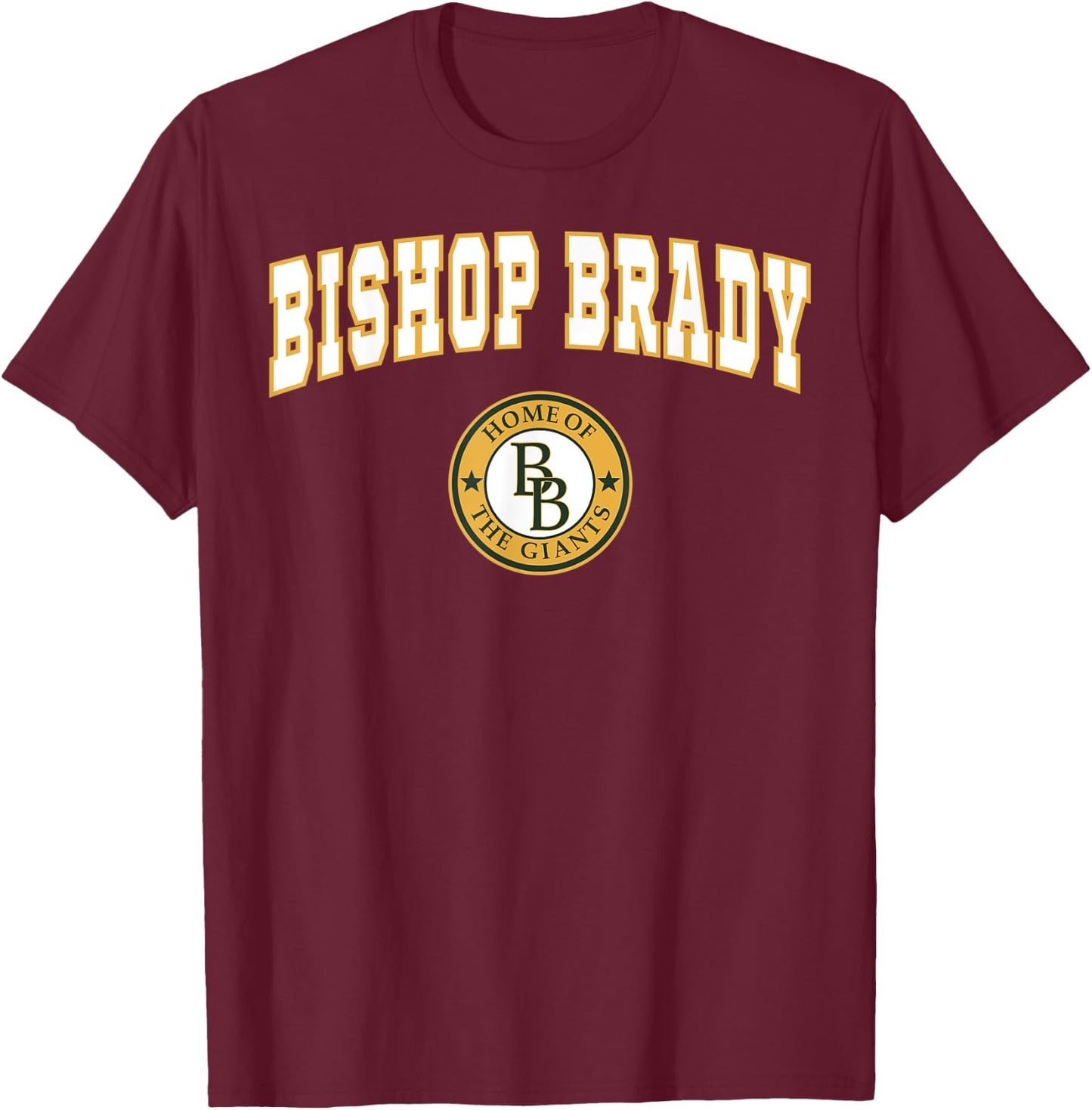 Bishop Brady High School Giants C2 T-Shirt - T-Shirt | Maroon