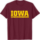 Iowa Great Colors Easy To Spell T-Shirt - T-Shirt | Maroon