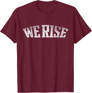Retro Cory Booker We Rise President 2020 Campaign T-Shirt - T-Shirt | Maroon